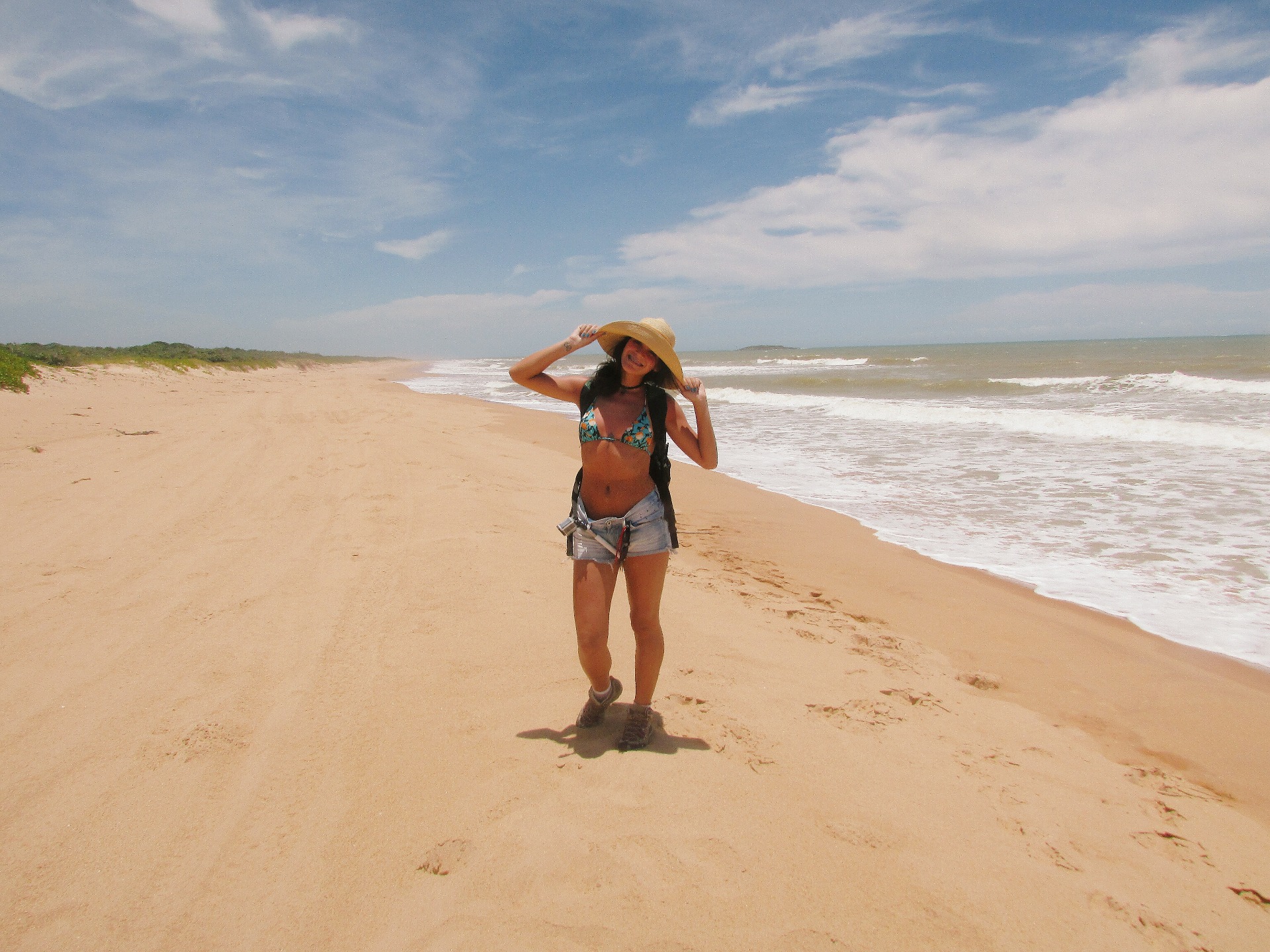 Praia dos Caraís e muito vento!